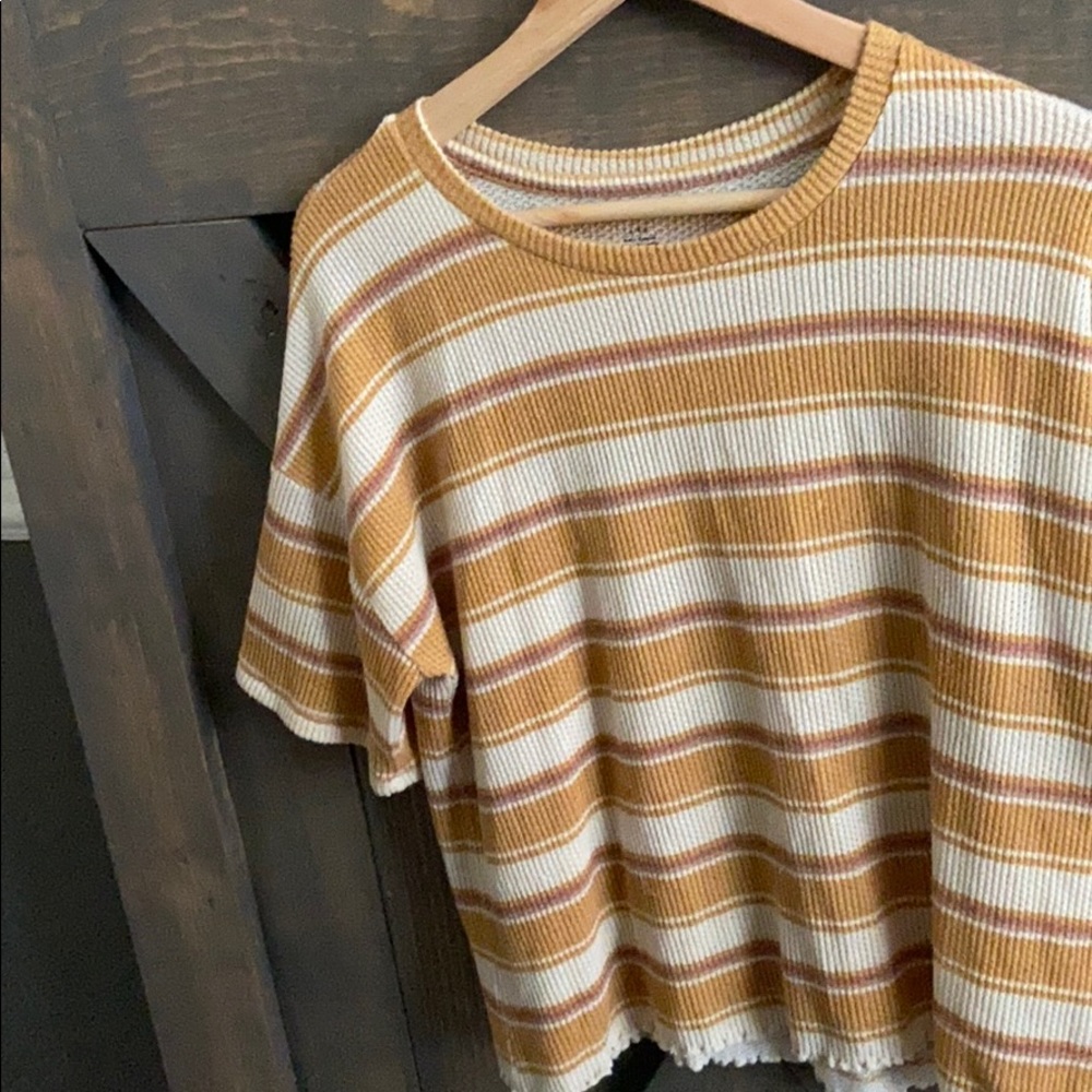 American eagle striped knit shirt